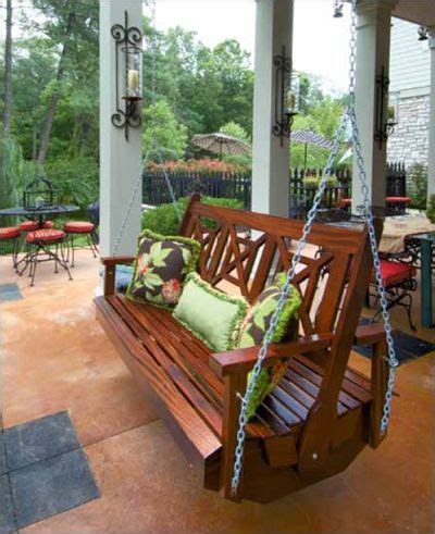 double sided porch swing|More.